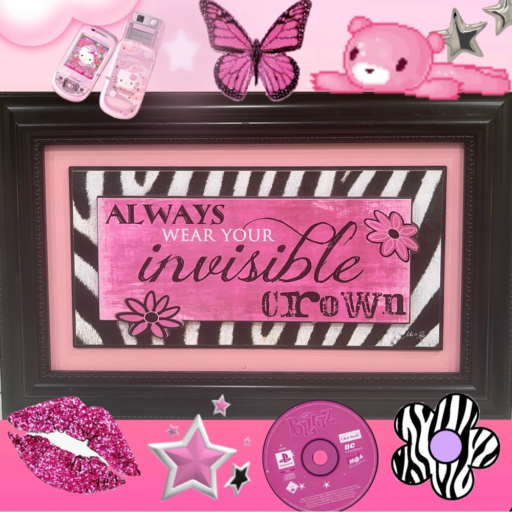 Pink Zebra Print Teen & Adult Wall Decor